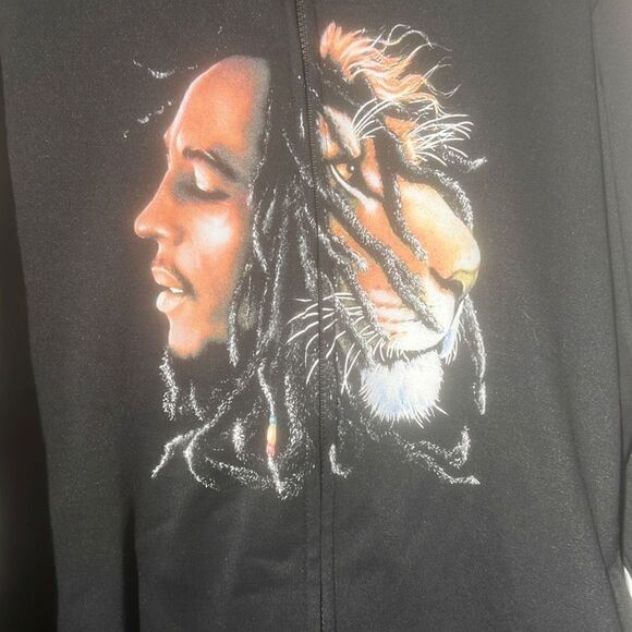 Unique Zip hoodie with screen prints - Picture 6 of 6